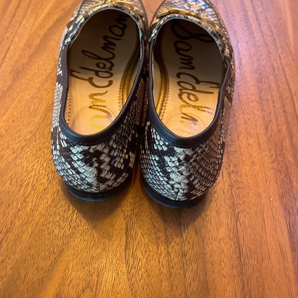 Sam Edelman Snake Print Flats